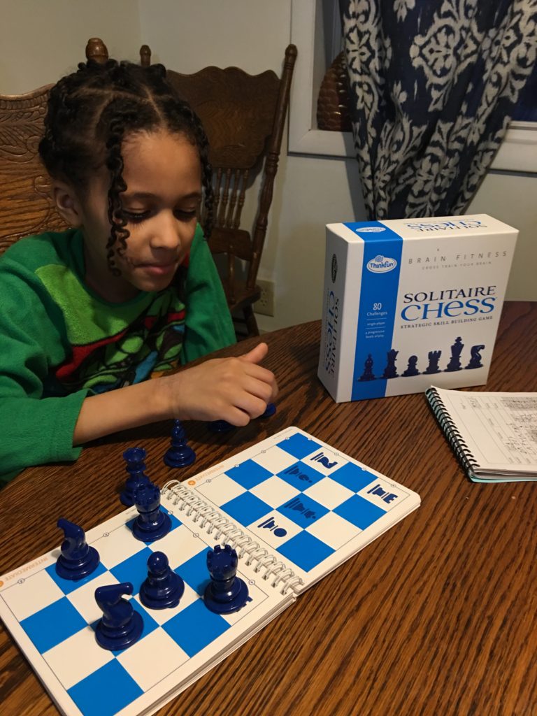  ThinkFun Brain Fitness Solitaire Chess - Fun Version